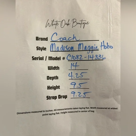 Coach Tan Leather Shoulder Bag - Picture 14 of 14